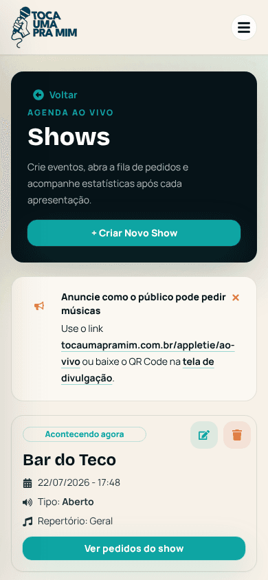 Print real da banda: Prepare o cockpit da banda